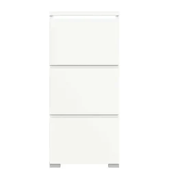 Wohnen Schuhschränke*3-Klappen-Schuhschrank in Weiß - Dany