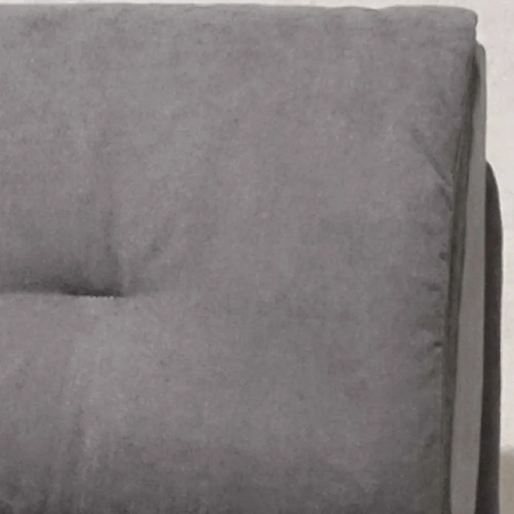 Wohnen Klappsessel in Silber Grau Webstoff - Belania