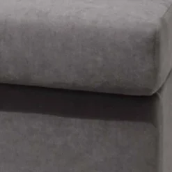 Wohnen Klappsessel in Silber Grau Webstoff - Belania