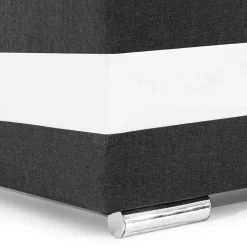 Wohnen Schlafsofas*Klappsofa in Schwarzbraun mit Weiß - Bacima