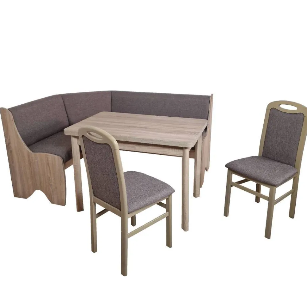 Wohnen Küchen-Essgruppen|Essgruppen*Klassische Eckbankgruppe Set - Janni (vierteilig)