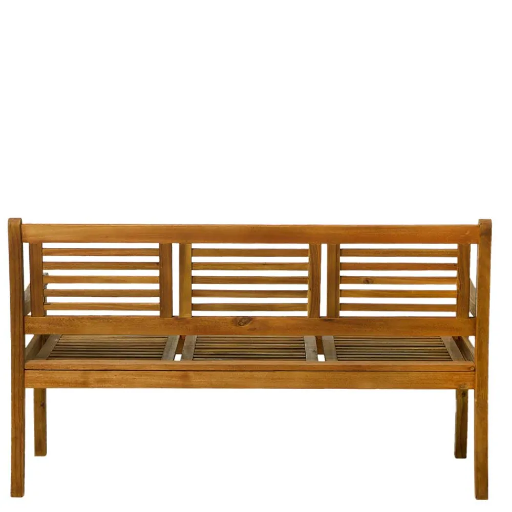 Wohnen Küchenbänke|Esszimmerbänke*Klassische Gartenbank aus Akazie Massivholz - Detroit