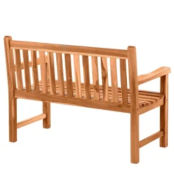 Wohnen Teakholz-Gartenmöbel|Gartenbänke*Klassische Holz Gartenbank mit Lehnen - Klahuma