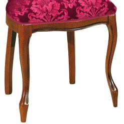 Wohnen Klassischer Essstuhl in Dunkelrot - Vennezo