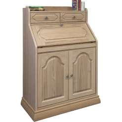 Wohnen Esszimmerschränke|Highboards*Klassischer Schreibschrank Sekretär aus Eiche - Hamptony