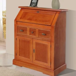 Wohnen Esszimmerschränke*Klassischer Sekretär in Kirschbaumfarben - Troyesa