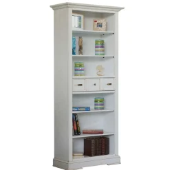 Wohnen Esszimmerregale|Regale*Klassisches Bücherregal in Antikweiß - Annot