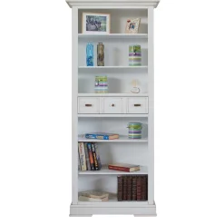 Wohnen Esszimmerregale|Regale*Klassisches Bücherregal in Antikweiß - Annot