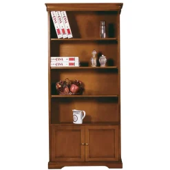 Wohnen Naturholzmöbel|Braune Möbel*Klassisches Bücherregal 85x179x32 cm - Lemerzi