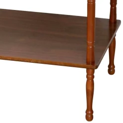 Wohnen Klassisches Regal in Walnussfarben - Roswito