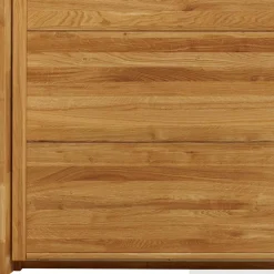 Wohnen Glasmöbel|Massivholzmöbel*Kleiderschrank aus Wildeiche mit Weißglas - Divnoi