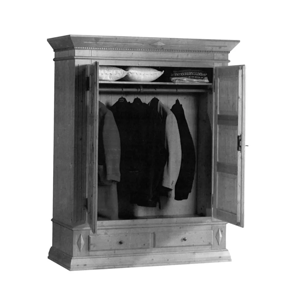 Wohnen Kleiderschränke|Kleiderschränke*Kleiderschrank Gargano in Kirschbaumfarben