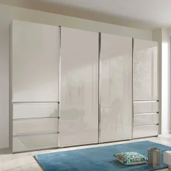 Wohnen Kleiderschrank in Champagner Glasfront - Vilicita