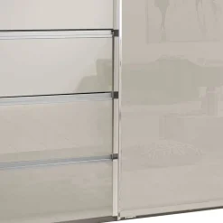 Wohnen Kleiderschrank in Champagner Glasfront - Vilicita