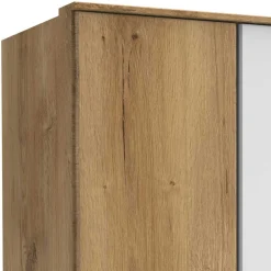 Wohnen Kleiderschrank in Holzoptik Plankeneiche - Curacao
