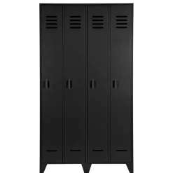 Wohnen Kleiderschränke|Kleiderschränke*Kleiderschrank in Spind Optik aus Holz und Holzwerkstoff - Tivegos