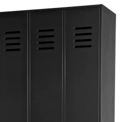 Wohnen Kleiderschränke|Kleiderschränke*Kleiderschrank in Spind Optik aus Holz und Holzwerkstoff - Tivegos