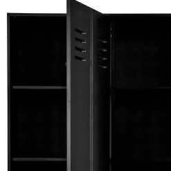 Wohnen Kleiderschränke|Kleiderschränke*Kleiderschrank in Spind Optik aus Holz und Holzwerkstoff - Tivegos