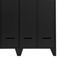 Wohnen Kleiderschränke|Kleiderschränke*Kleiderschrank in Spind Optik aus Holz und Holzwerkstoff - Tivegos