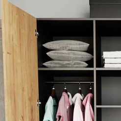 Wohnen Jugendzimmerschränke*Kleiderschrank in Wildeiche Optik - Cavan