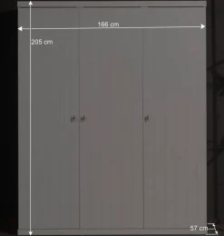 Wohnen Jugendzimmerschränke*Kleiderschrank Maggy in Weiß