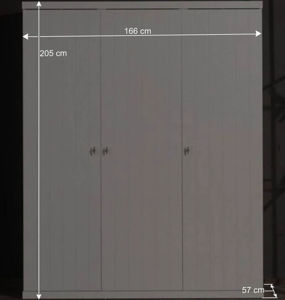 Wohnen Jugendzimmerschränke*Kleiderschrank Maggy in Weiß