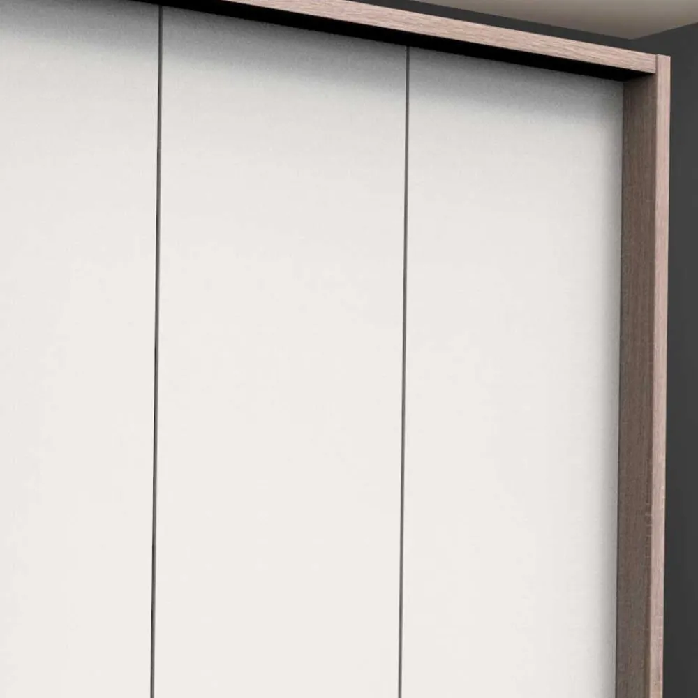 Wohnen Kleiderschrank mit 150cm Breite in Weiß - Vaclyn