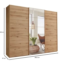 Wohnen Schränke|Kleiderschränke*Kleiderschrank mit drei Gleittüren - Formosa