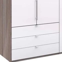 Wohnen Kleiderschrank mit drei Schubladen 2-türig - Empresian