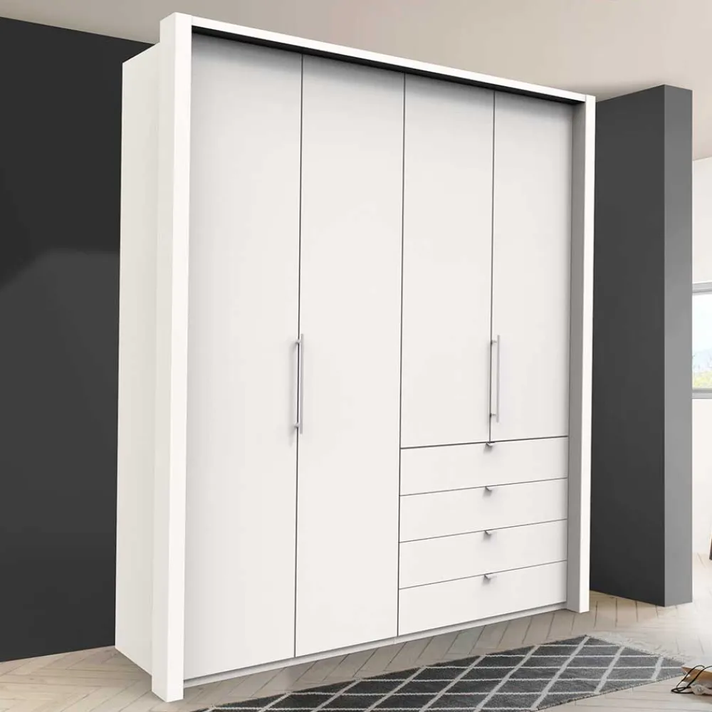 Wohnen Kleiderschrank mit Falttüren & Schubladen - Donpiave