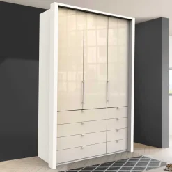 Wohnen Weiße Möbel|Jugendzimmerschränke*Kleiderschrank mit Gleittür & Schubladen - Zidarie