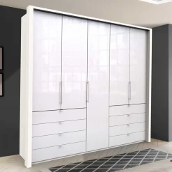 Wohnen Kleiderschrank mit Schubladen & Türen - Dolienca