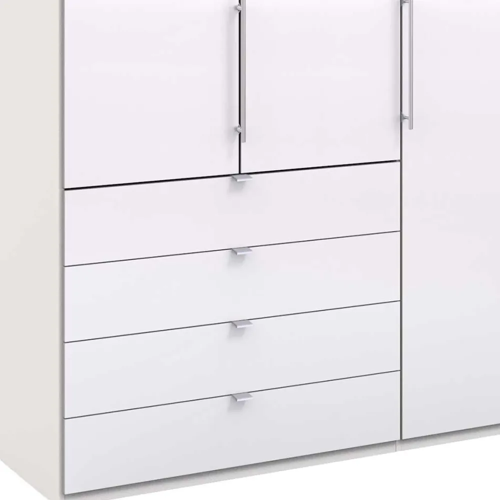 Wohnen Kleiderschrank mit Schubladen & Türen - Dolienca