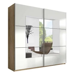 Wohnen Kleiderschrank mit Schwebetüren mit Spiegel - Anglivia
