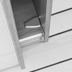 Wohnen Naturholzmöbel|Braune Möbel*Kleiderschrank mit Schwebetüren in Dunkelbraun - Vutonia