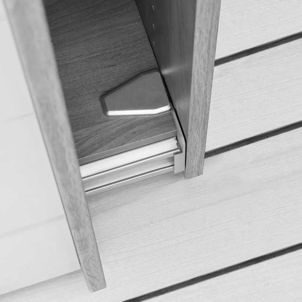 Wohnen Naturholzmöbel|Braune Möbel*Kleiderschrank mit Schwebetüren in Dunkelbraun - Vutonia