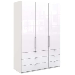 Wohnen Jugendzimmerschränke*Kleiderschrank mit sechs Schubladen Soft Close - Dolienca I