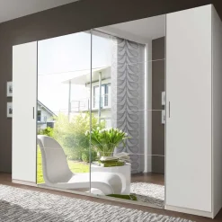 Wohnen Kleiderschrank mit Spiegel Schwebetüren - Denada