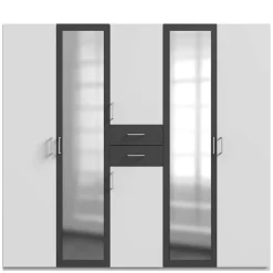 Wohnen Schränke|Kleiderschränke*Kleiderschrank mit Spiegel modern - Nikaragva