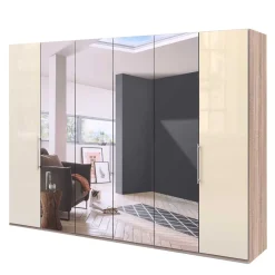 Wohnen Kleiderschrank mit vier Spiegel Tür-Elementen - Rativian III