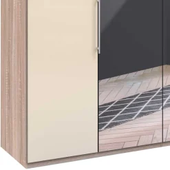 Wohnen Kleiderschrank mit vier Spiegel Tür-Elementen - Rativian III