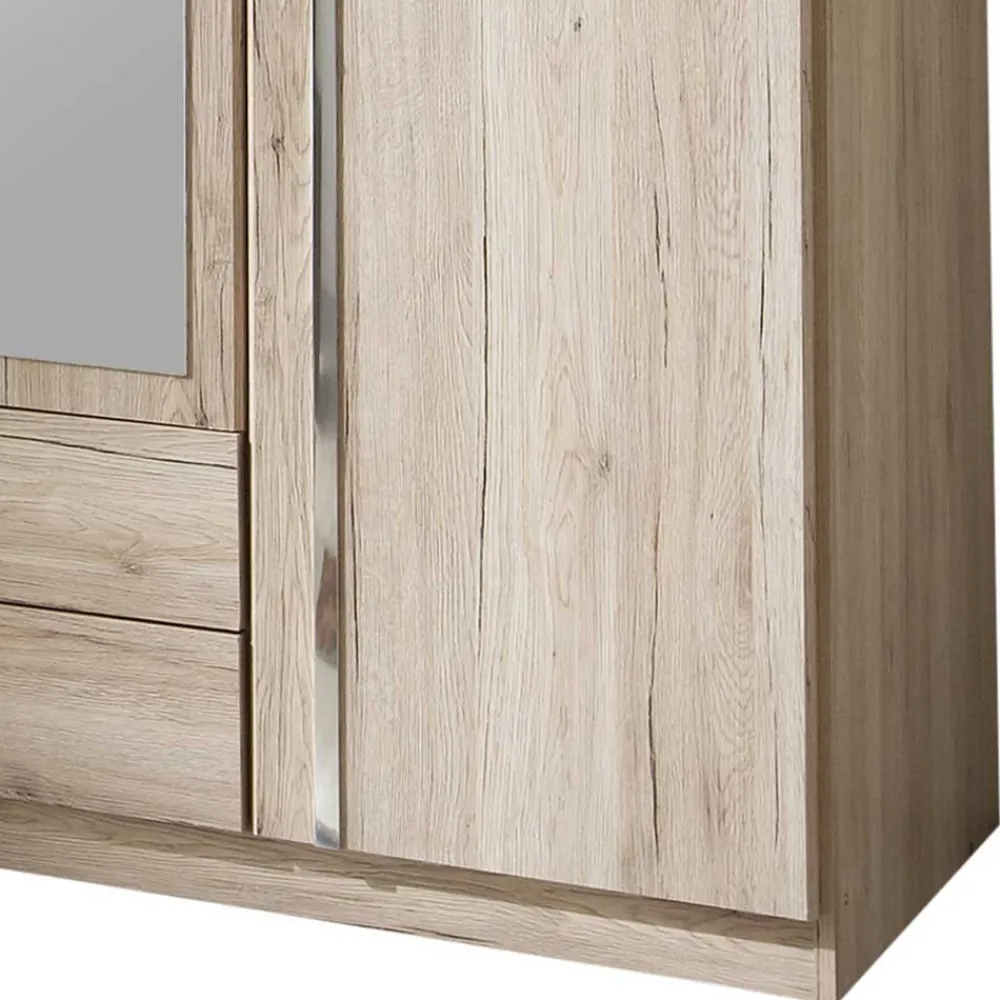 Wohnen Kleiderschrank mit zwei Schubladen & vier Türen - Lagunara