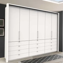 Wohnen Weiße Möbel|Kleiderschränke*Kleiderschrank mit zwölf Schubladen - Donpiave