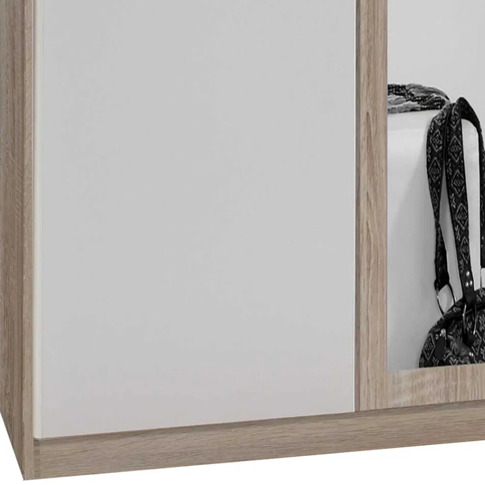 Wohnen Kleiderschrank Schlafzimmerschrank mit Spiegel - Turino