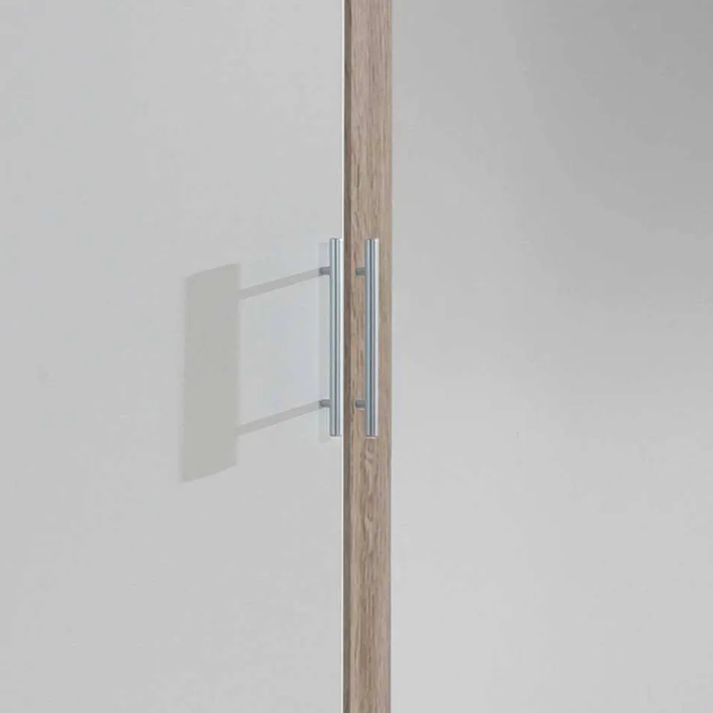 Wohnen Kleiderschrank Schlafzimmerschrank mit Spiegel - Turino