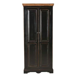 Wohnen Kleiderschrank Sentiments in Schwarz