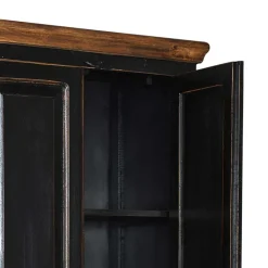 Wohnen Kleiderschrank Sentiments in Schwarz