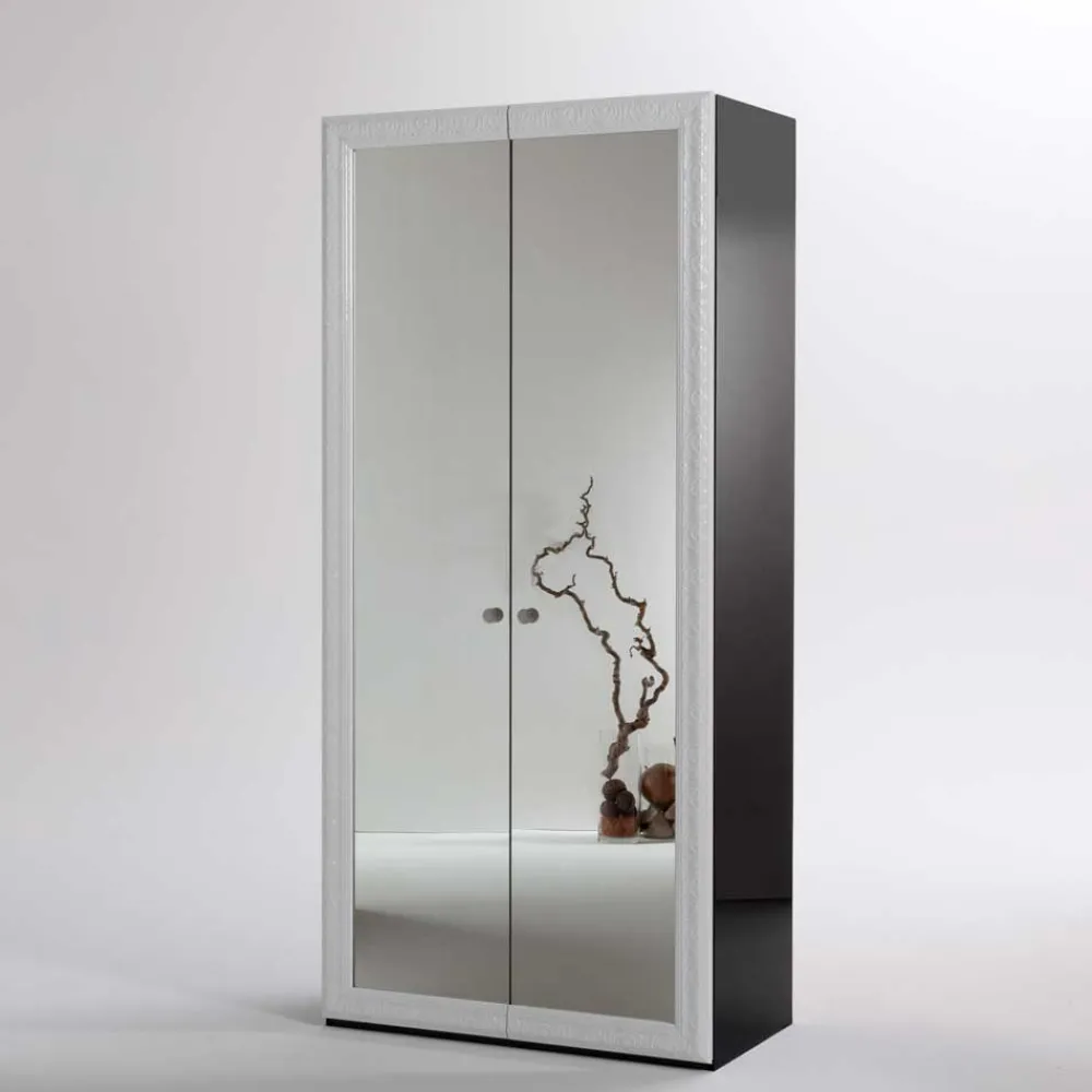 Wohnen Jugendzimmerschränke*Kleiderschrank Voko mit Spiegelfront