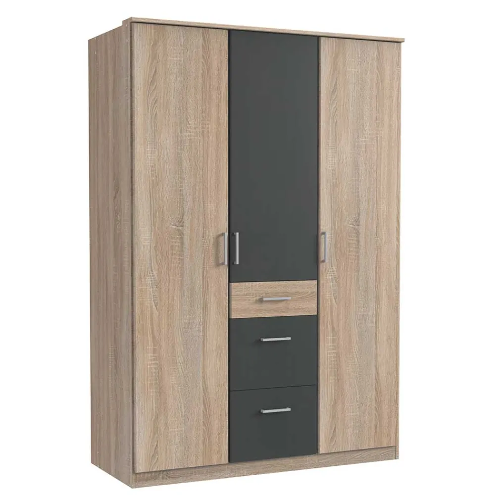 Wohnen Kleiderschrank 135x199x58 cm - Danah