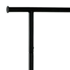 Wohnen Kleiderständer|Herrendiener*Kleiderwagen in Schwarz Stahl - Vanisla